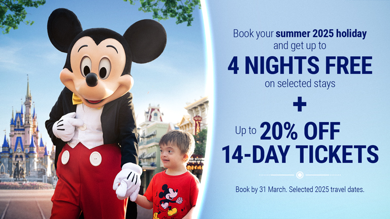 FREE Nights &amp; Great Ticket Savings! | Disney Deals | Walt Disney 