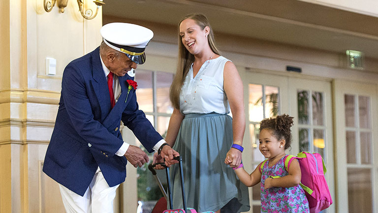 Mother and daughter at Disney's Grand Floridian Resort and Spa