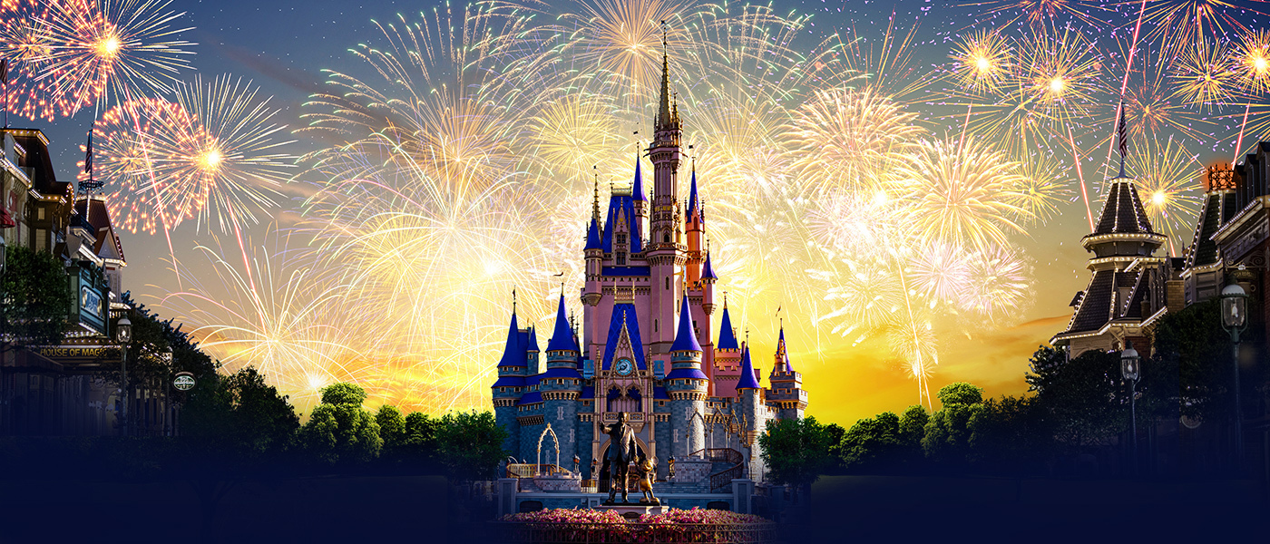 Visit Florida Castle Fireworks