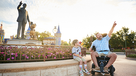 Guests at Magic Kingdom Park