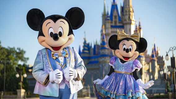 Mickey and Minnie Celebrate Walt Disney World's 50th Anniversary
