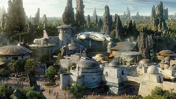 Planet Batuu at Star Wars: Galaxy's Edge