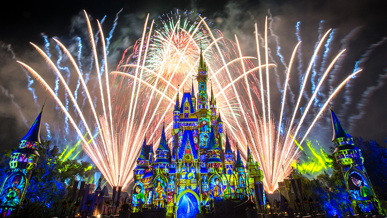 Happily Ever After fireworks at Magic Kingdom